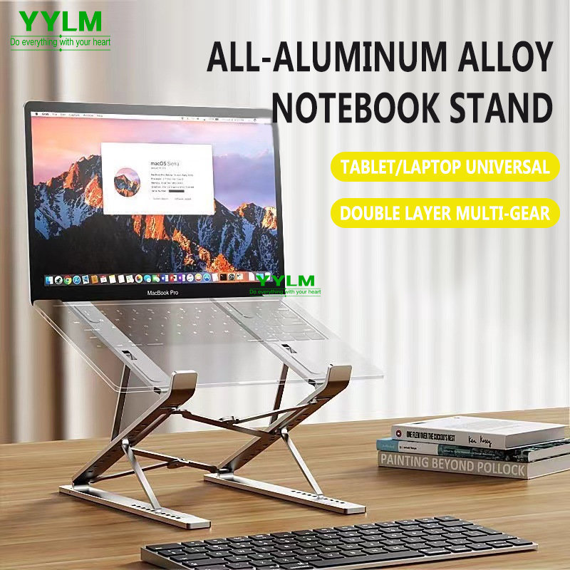 Cooling Stand Tablet - YYLM 新しい N8 調節可能なラップトップスタンドアルミ Macbook タブレットノートブックスタンドテーブル冷却パッド折りたたみラップトップホルダー