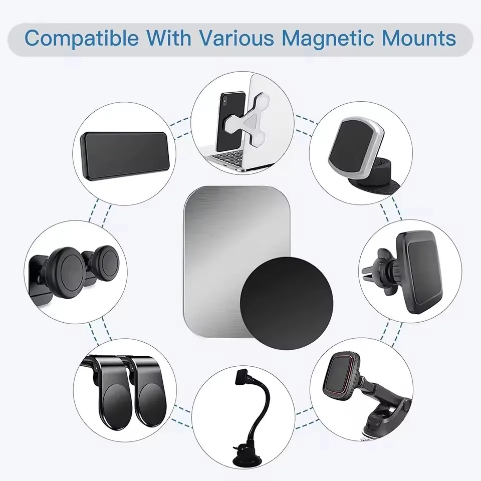 磁気式車載スマホホルダー用金属プレートディスク 薄い鉄板ステ - Tablet Phone Accessories のレビューと価格