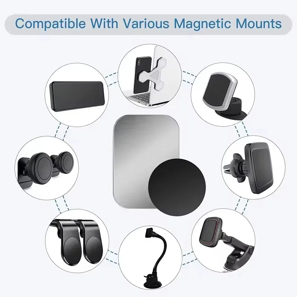 5/10個入り 磁気金属プレートディスク 車載電話ホルダース - Tablet Phone Accessories のレビューと価格