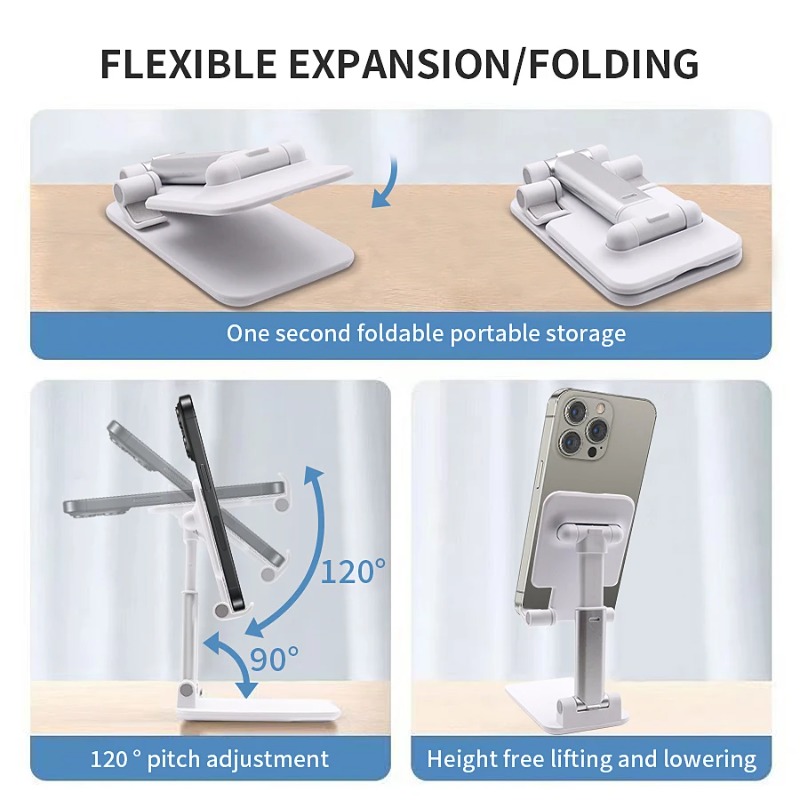 デスクトップ電話ホルダー スタンド タブレット レイジーマウ - Tablet Phone Accessories のレビューと価格
