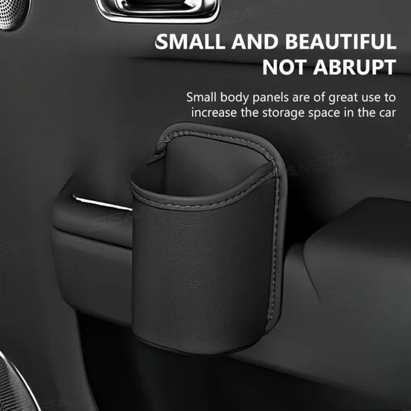 車のドアカップホルダー レザー製 車載ドリンクホルダー 収納 - Tablet Car Accessories のレビューと価格