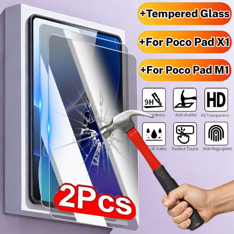 Xiaomi Poco Pad M1/X1 5G用強化ガラス - Mi Tablet Accessories のレビューと価格