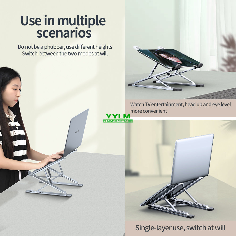 YYLM N8 ラップトップスタンドアルミ Macbook  - Cooling Stand Tablet のレビューと価格