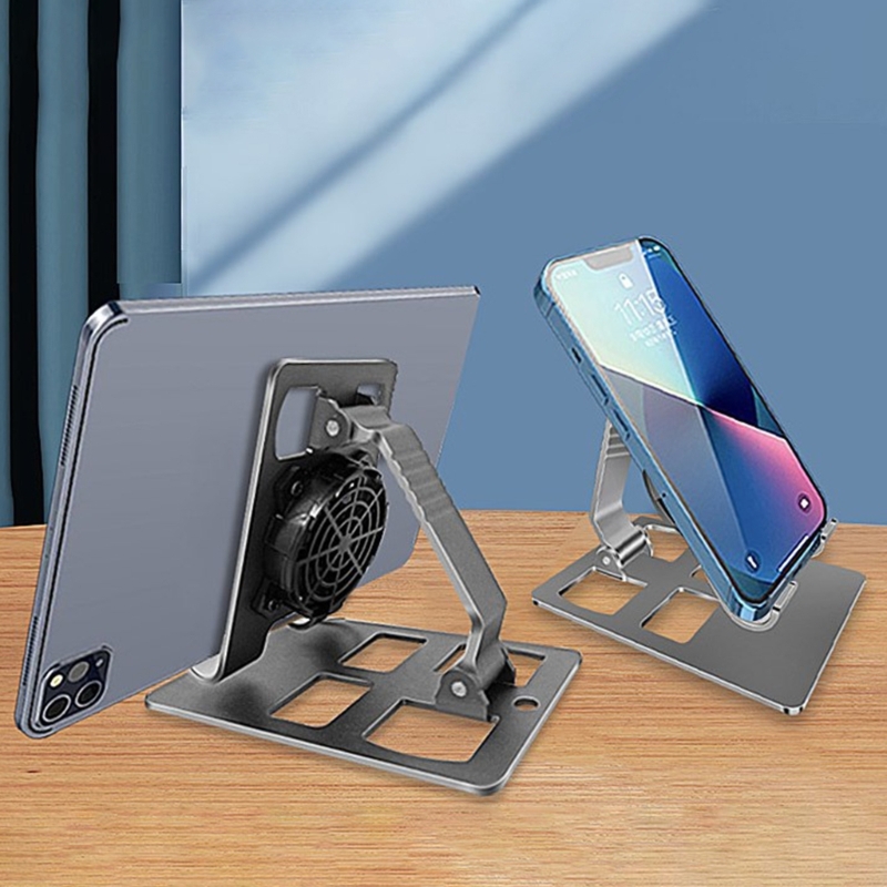携帯電話スタンドポータブル冷却ファン放熱携帯電話タブレットホ - Cooling Stand Tablet のレビューと価格