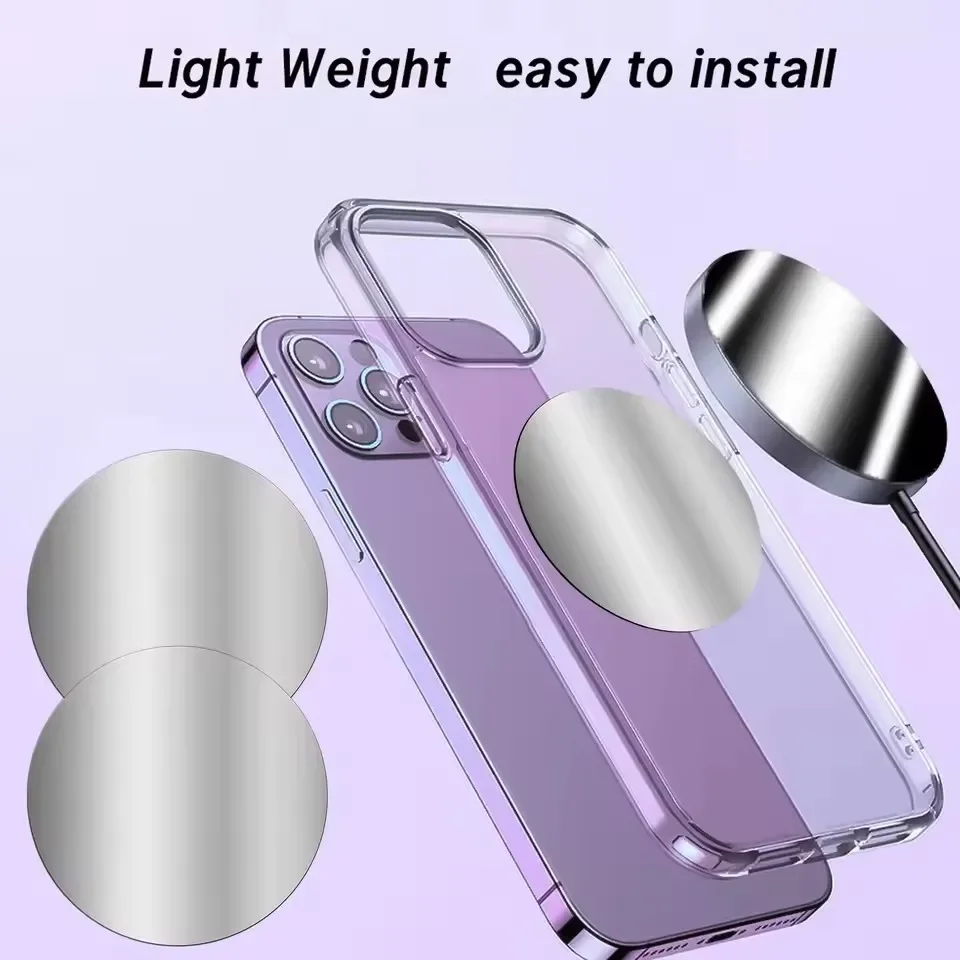 1-5 個 8 センチメートル磁気金属プレートディスク携帯電 - Tablet Phone Accessories のレビューと価格