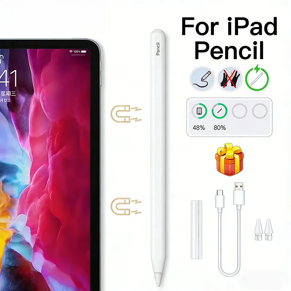 Apple Pencil 2用 磁気充電 パームリジェクショ - Bluetooth Trackpad のレビューと価格