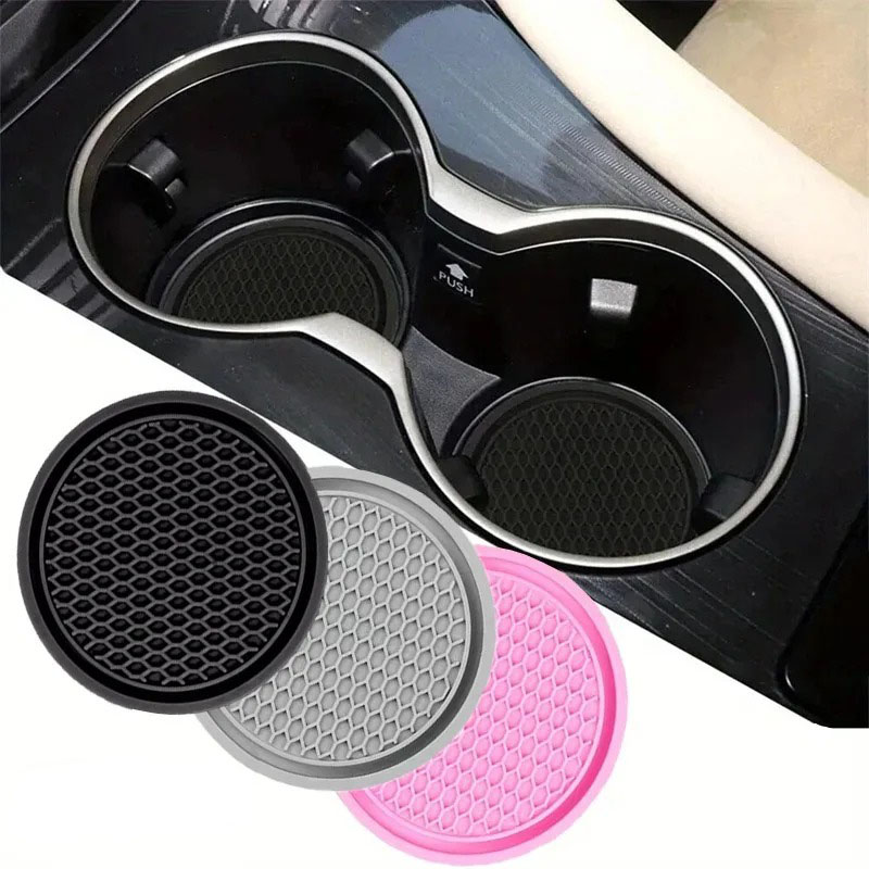 2/4個入り 車用カップホルダー 滑り止め 車内用 ブラック - Tablet Car Accessories のレビューと価格