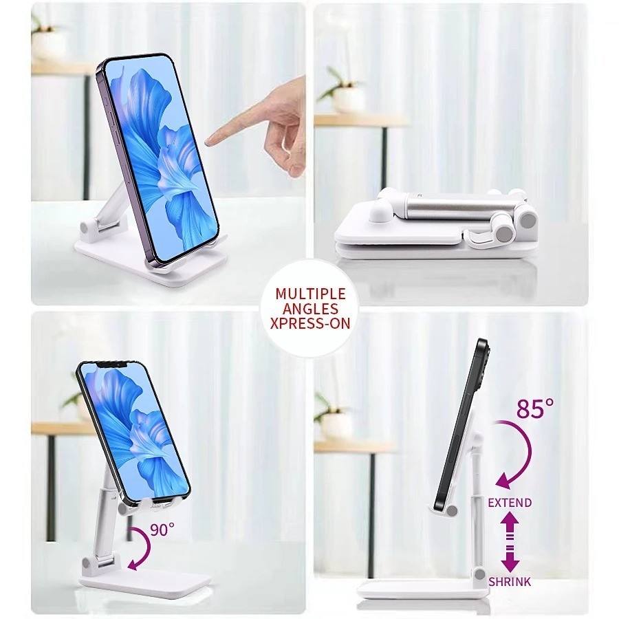 デスクトップ電話ホルダースタンドユニバーサル電話ホルダータブ - Tablet Phone Accessories のレビューと価格