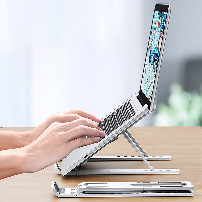 プラスチックユニバーサルラップトップスタンド調節可能なノート - Cooling Stand Tablet のレビューと価格