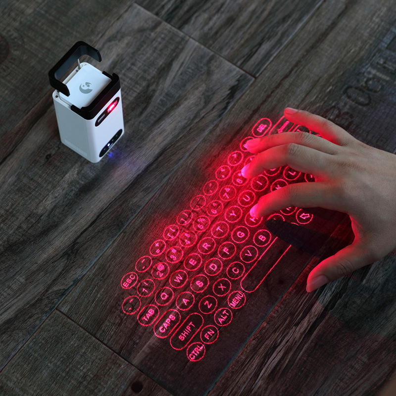 レーザー投影仮想キーボード電話 Bluetooth 3.0  - Bluetooth Trackpad のレビューと価格