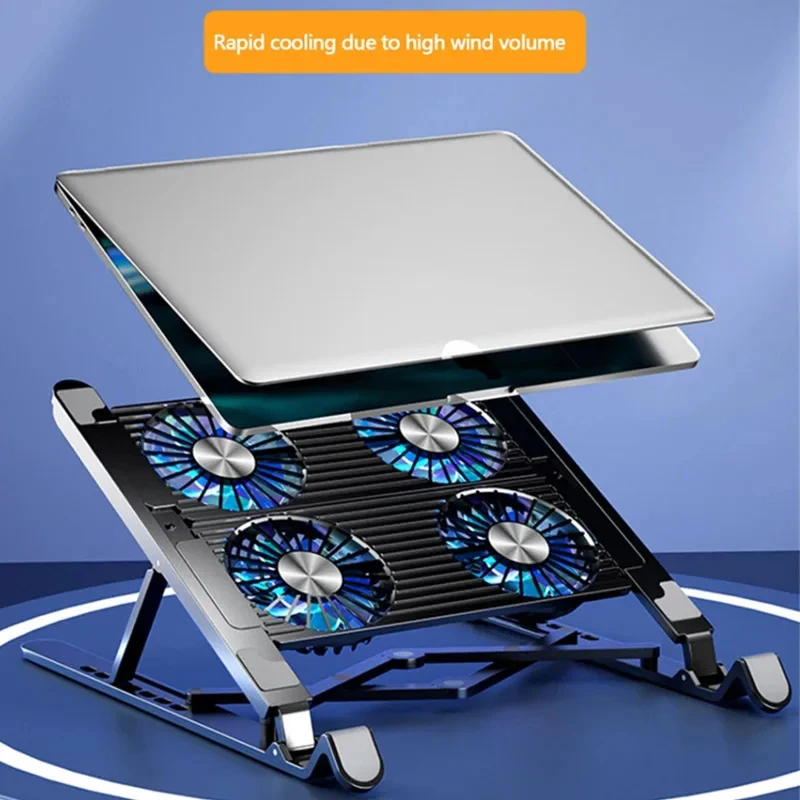 新しいノートパソコンクーラーベーススタンド折りたたみ式ノート - Cooling Stand Tablet のレビューと価格