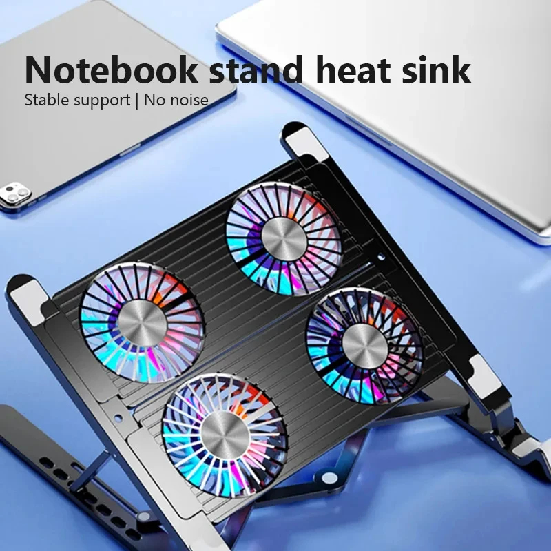 新しいノートパソコンクーラーベーススタンド折りたたみ式ノート - Cooling Stand Tablet のレビューと価格
