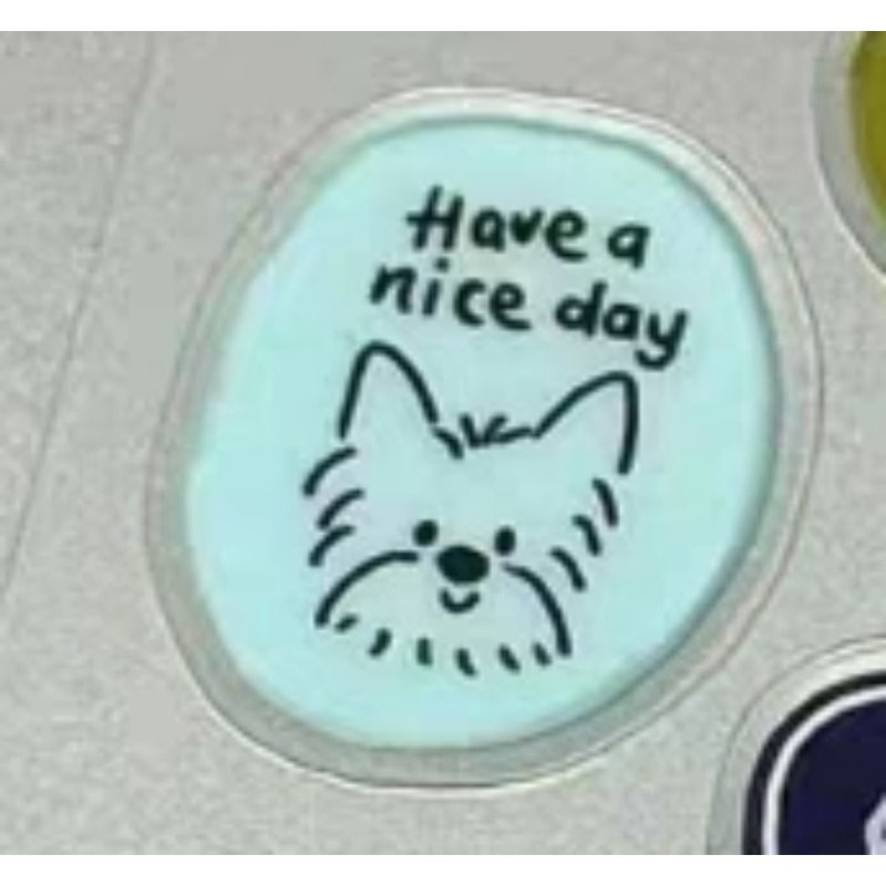 かわいい漫画の猫犬3D透明樹脂ステッカーゼリーデカールDIY - Tablet Phone Accessories のレビューと価格