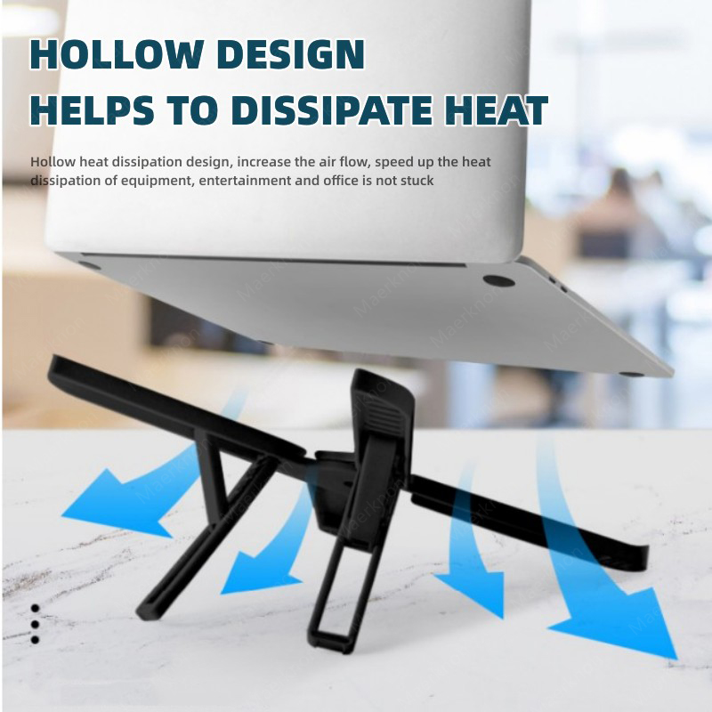 ABS 調節可能なラップトップスタンド滑り止め冷却リフティン - Cooling Stand Tablet のレビューと価格
